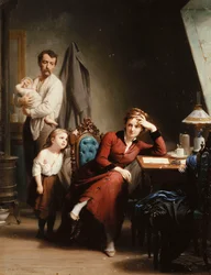 La Poétesse, 1880