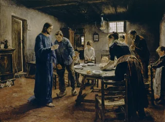 La prière avant le repas