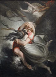 Amanda Rezia se jette avec Huon dans la mer, Fatime est retenue de force, 1804-1805