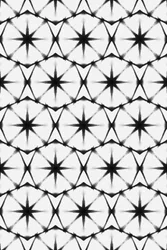 Motif étoilé shibori