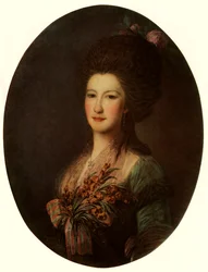 Portrait de la comtesse J. V. Santi, 1785, 1965
