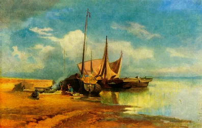Paysage de la Volga, 1870, 1965