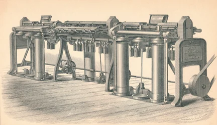 Cadre de dessin, par Platt, Brothers & Co. Oldham, 1874