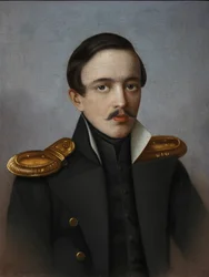 Portrait du poète Mikhaïl Lermontov 1814-1841