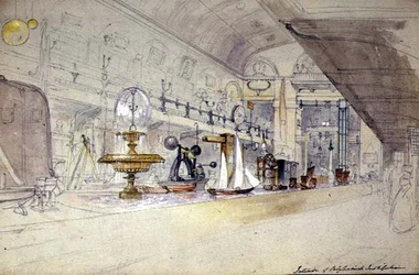 Intérieur du Polytechnic de Regent Street, c.1847