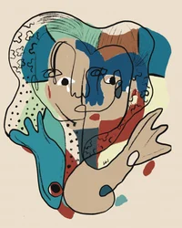 Ligne, forme, visage
