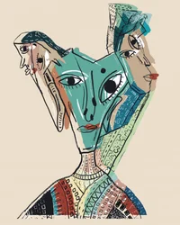 Portrait à visages multiples