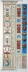 Panneau de la loggia de Raphaël au Vatican, de 