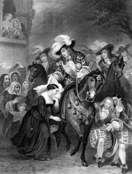 Louis XIV et la sœur de la charité
