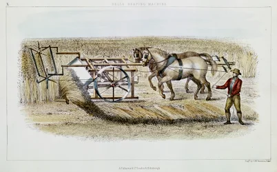 Machine à moissonner de Bell, 1851