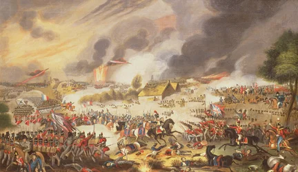 La bataille de Waterloo, 18 juin 1815, 1842