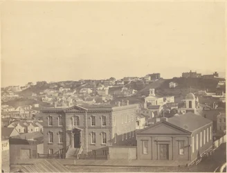 Vue de Kearny Street - au premier plan l