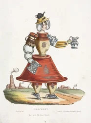 Vaisselle, vers 1831