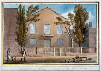 Chapelle méthodiste, Great Suffolk Street, Southwark, Londres, 1825