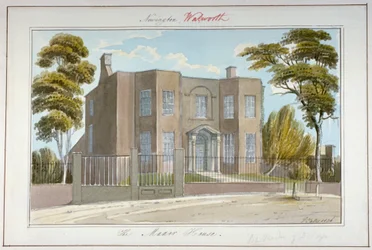 La Maison du Manoir, Newington, Southwark, Londres, 1826
