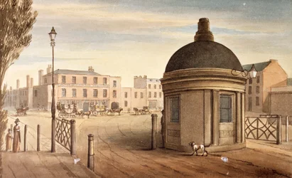 Le péage sur New Kent Road, Southwark, Londres