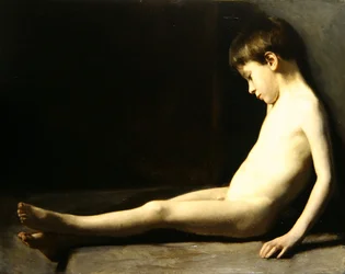 Le jeune modèle endormi