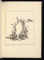 Conception pour une Cartouche Représentant le Jardin