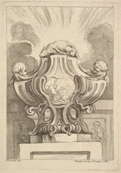 Conception pour une urne, 1725-72