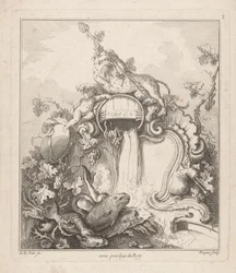 Fontaine avec panthère (Livre De Buffets)