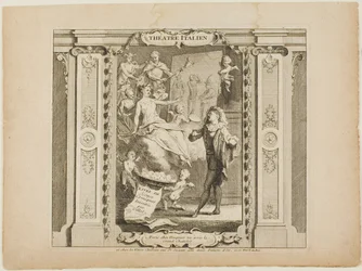 Théâtre Italien, frontispice du Livre de Scènes Comiques