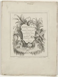 Page de titre Second livre de cartouches