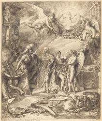 Allégorie sur le mariage du Comte de Provence