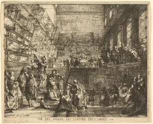 Vue du Salon du Louvre en l