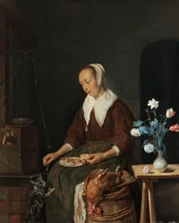 Femme mangeant, connue sous le nom de 