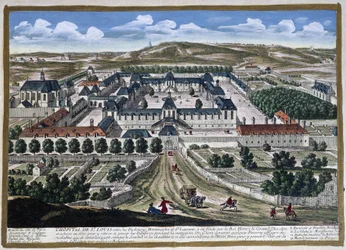 Hôpital Saint-Louis fondé par le roi Henri le Grand - par Perelle