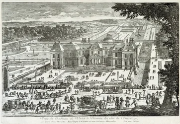 Vue du château de Vaux-Le-Vicomte depuis l