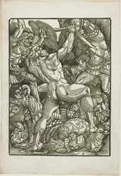 Hercule et les géants, de Scènes de la vie d