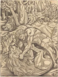Hercule et le lion de Némée