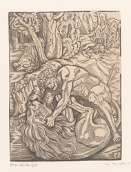 Hercule combattant le lion de Némée (Travaux d