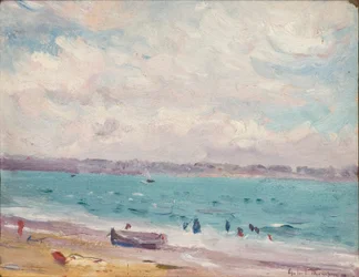 La plage à Saint-Malo, 1881-1935