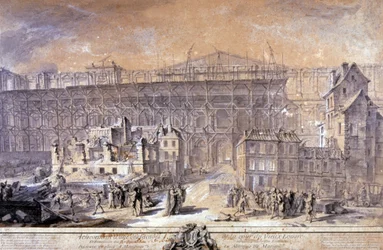 Construction du Louvre, Paris