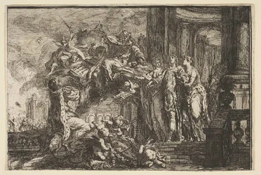 Allégorie sur la convalescence du Dauphin, 1752