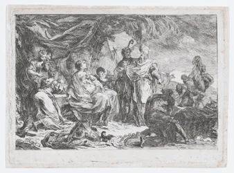 Laban cherchant ses dieux domestiques, vers 1753