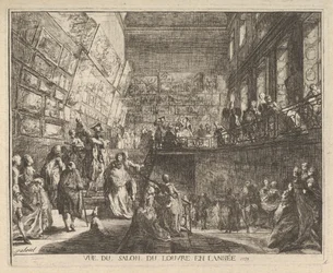 Vue du Salon du Louvre en l