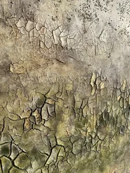 Surface vieillie et craquelée