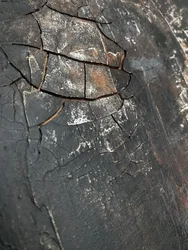 Texture sombre craquelée