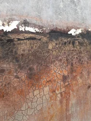 Texture de terre craquelée
