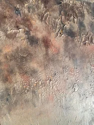 Texture terreuse craquelée