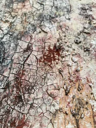 Texture terreuse craquelée