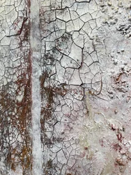 Peinture craquelée rustique