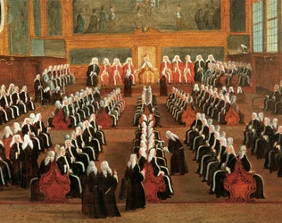 Conseil des Pregadi au Palais Ducal (détail)