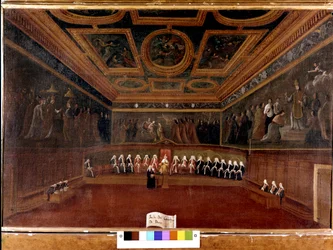 Conseil des Dix au Palais des Doges au 18ème siècle - Salle du Conseil des Dix, Palais des Doges, Venise