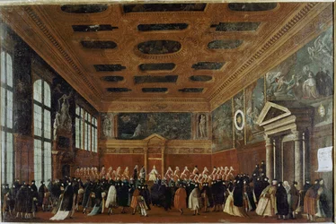 Réception des ambassadeurs au Collège