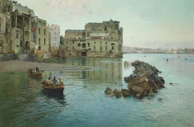 Marina près du palais Donn Anna à Naples