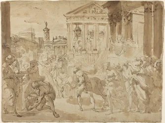 Une Procession Triomphale dans la Rome Antique